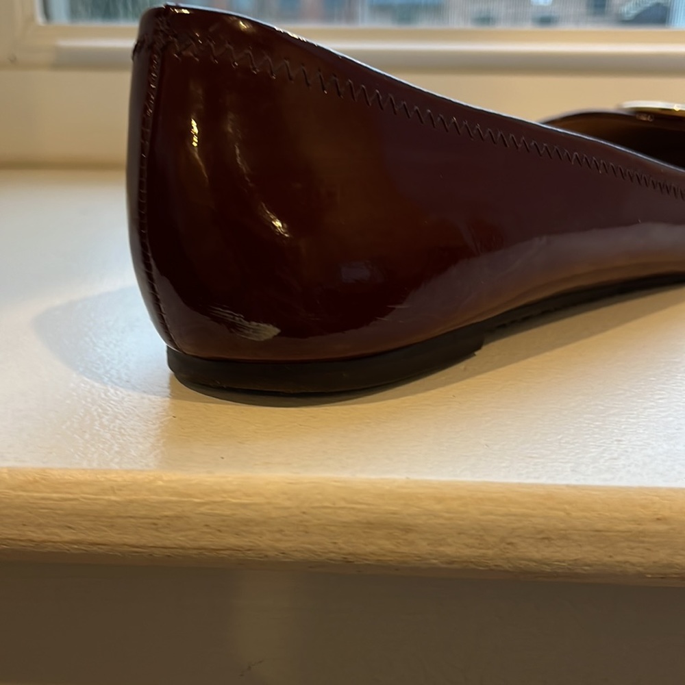 Tory Burch Patent Leather Reva Ballet Flats Size 9.5 B Width - Picture 8 of 8